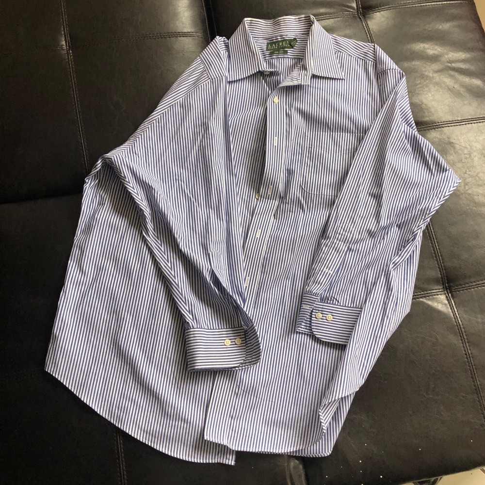 Long sleeve stripped button down